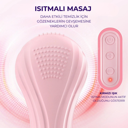 Suya Dayanıklı Elektrikli Yüz Temizleme ve Makyaj Arındırma Cihazı